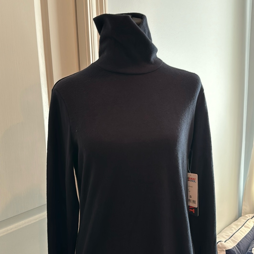 Child’s black fleece turtleneck new with tags